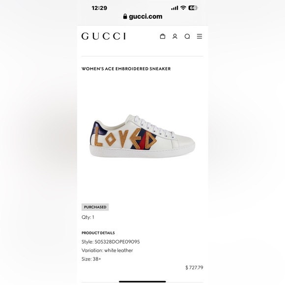 Gucci Loved Sneaker - Picture 2 of 9